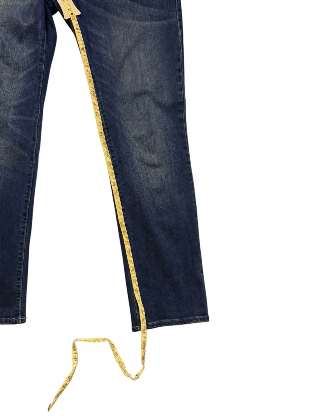 True Religion Men's Ricky Dark Blue Relaxed Straight Fit Denim Jeans Sz 33 READ